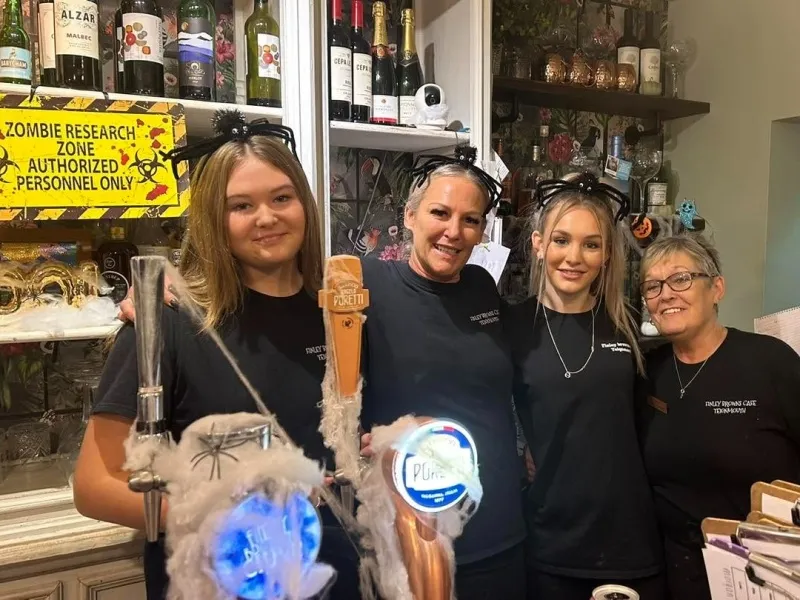 Finley's bar staff
