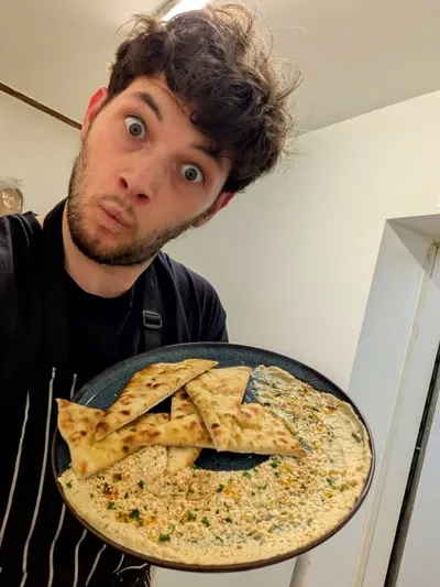 toasted flatbread