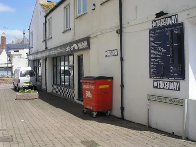 The street with no name in Teignmouth
